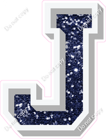VA 23.5" Individuals - Navy Blue Sparkle J