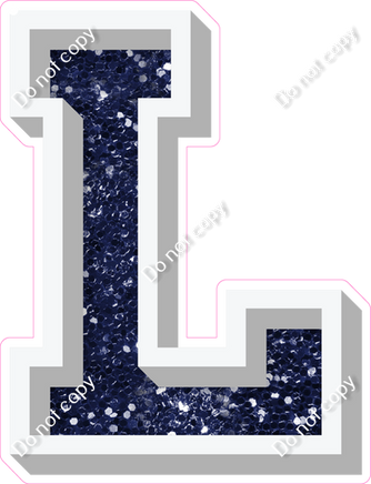 VA 23.5" Individuals - Navy Blue Sparkle L