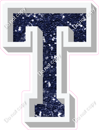 VA 23.5" Individuals - Navy Blue Sparkle T