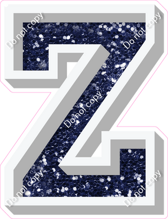 VA 23.5" Individuals - Navy Blue Sparkle Z