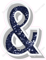 VA 23.5" Individuals - Navy Blue Sparkle &
