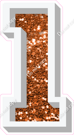 VA 23.5" Individuals - Orange Sparkle 1