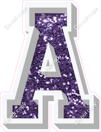 VA 23.5" Individuals - Purple Sparkle A