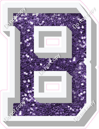 VA 23.5" Individuals - Purple Sparkle B
