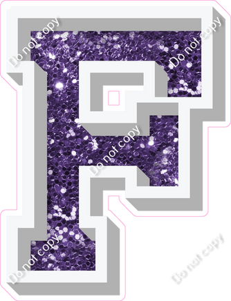 VA 23.5" Individuals - Purple Sparkle F