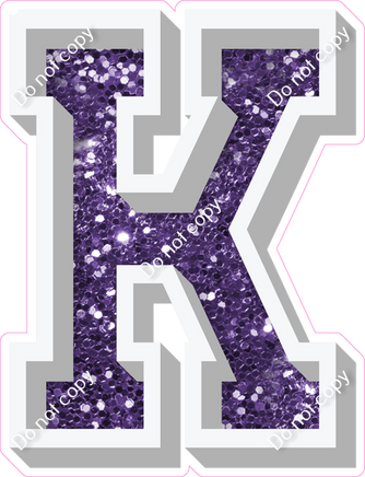 VA 23.5" Individuals - Purple Sparkle K