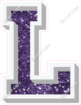 VA 23.5" Individuals - Purple Sparkle L