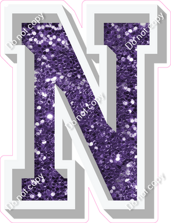 VA 23.5" Individuals - Purple Sparkle N