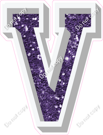 VA 23.5" Individuals - Purple Sparkle V