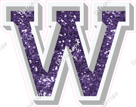 VA 23.5" Individuals - Purple Sparkle W