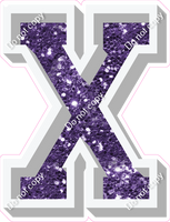 VA 23.5" Individuals - Purple Sparkle X