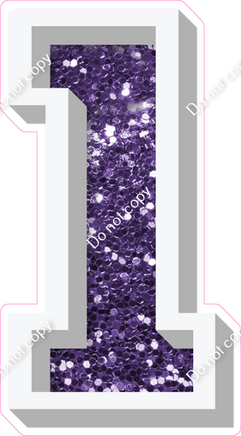 VA 23.5" Individuals - Purple Sparkle 1