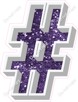 VA 23.5" Individuals - Purple Sparkle #