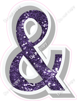 VA 23.5" Individuals - Purple Sparkle &