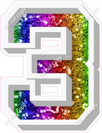 VA 23.5" Individuals - Rainbow Sparkle 3