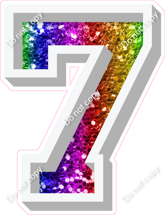 VA 23.5" Individuals - Rainbow Sparkle 7
