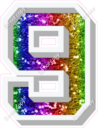 VA 23.5" Individuals - Rainbow Sparkle 9