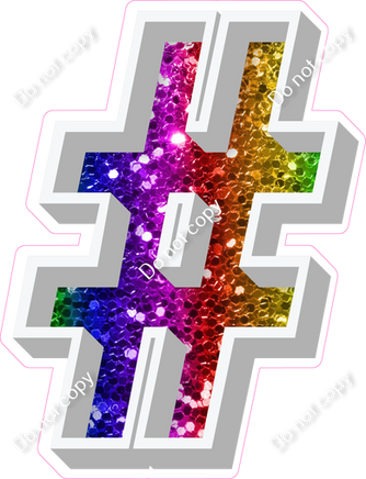 VA 23.5" Individuals - Rainbow Sparkle #