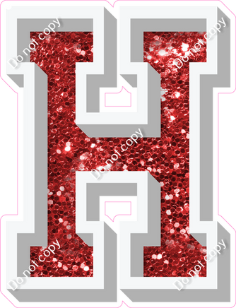 VA 23.5" Individuals - Red Sparkle H