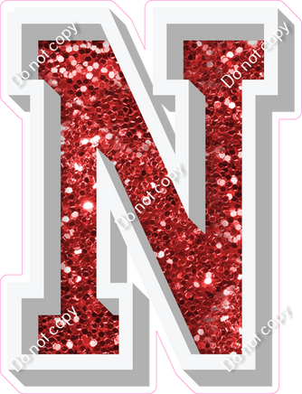 VA 23.5" Individuals - Red Sparkle N
