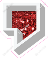 VA 23.5" Individuals - Red Sparkle Apostrophe