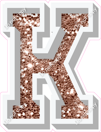 VA 23.5" Individuals - Rose Gold Sparkle K