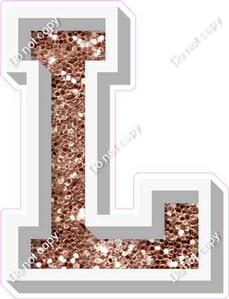 VA 23.5" Individuals - Rose Gold Sparkle L