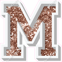 VA 23.5" Individuals - Rose Gold Sparkle M