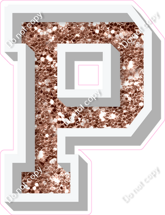 VA 23.5" Individuals - Rose Gold Sparkle P