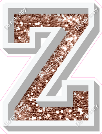 VA 23.5" Individuals - Rose Gold Sparkle Z