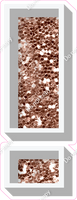 VA 23.5" Individuals - Rose Gold Sparkle !