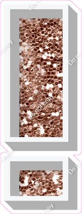 VA 23.5" Individuals - Rose Gold Sparkle !