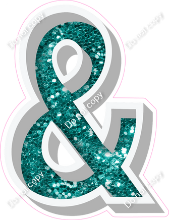VA 23.5" Individuals - Teal Sparkle &
