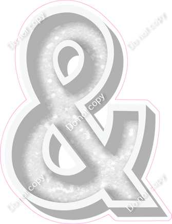 VA 23.5" Individuals - White Sparkle &