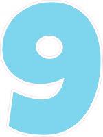 LG 30" Individuals - Flat Baby Blue