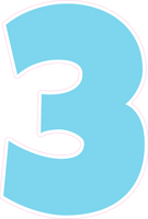 LG 30" Individuals - Flat Baby Blue