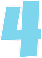 LG 30" Individuals - Flat Baby Blue