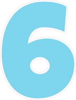 LG 30" Individuals - Flat Baby Blue