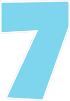 LG 30" Individuals - Flat Baby Blue