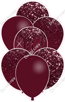 Burgundy Balloon Bundle