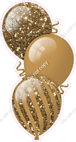 Sparkle - Gold Triple Balloon Bundle