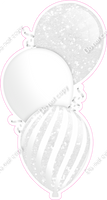 Sparkle - White Triple Balloon Bundle
