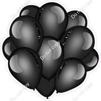 Flat - Black Balloon Cluster w/ Variants