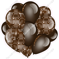 Disco - Chocolate Balloon Cluster w/ Variants