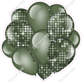 Disco - Sage Balloon Cluster
