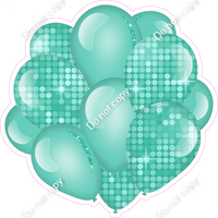 Disco - Mint Balloon Cluster w/ Variants