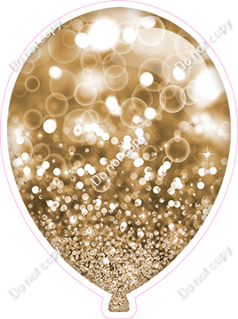 Bokeh - Gold Balloon