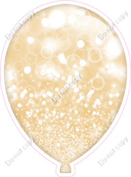 Bokeh - Champagne Balloon