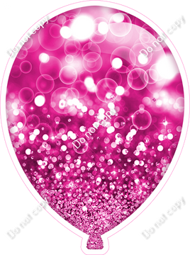 Bokeh - Hot Pink Balloon