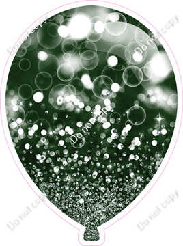 Bokeh - Hunter Green Balloon